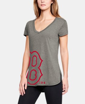 Women's MLB UA Tri-Blend Offset Short Sleeve 1 Color Available $40