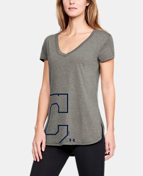 New Arrival Women's MLB UA Tri-Blend Offset Short Sleeve $40