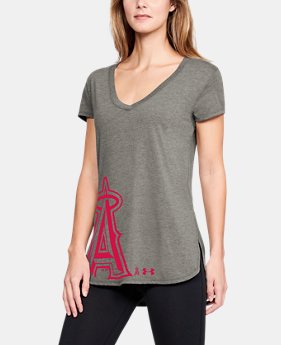 Women's MLB UA Tri-Blend Offset Short Sleeve 1 Color Available $30