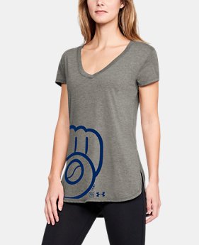 New Arrival Women's MLB UA Tri-Blend Offset Short Sleeve 1 Color Available $40