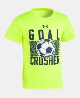 Boys' Pre-School UA Goal Crusher T-Shirt 2 Colors Available $18