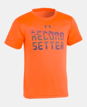 New Arrival Boys' Pre-School UA Record Setter T-Shirt 1 Color Available $18
