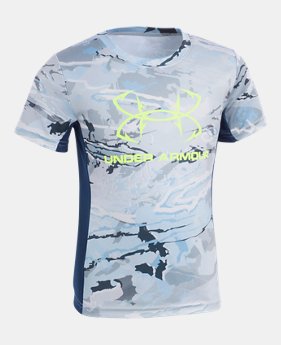 New Arrival Boys' Pre-School UA Hydro Reaper Hook Logo T-Shirt 1 Color Available $25