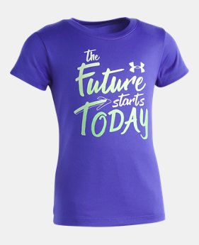 New Arrival Girls' Infant UA The Future Starts Today T-Shirt 1 Color Available $16