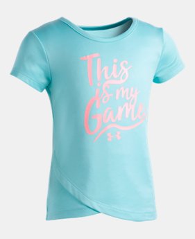 New Arrival Girls' Toddler UA This Is My Game T-Shirt FREE U.S. SHIPPING 1 Color Available $22