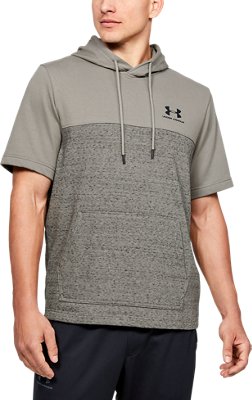 ua sportstyle short sleeve hoodie