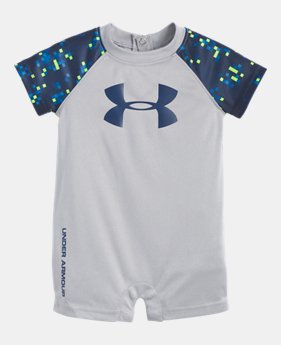 Boys' Newborn UA Big Logo Shortall 1 Color $23