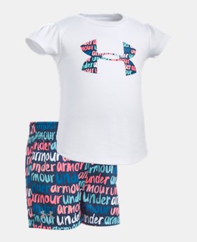 New Arrival Girls' Infant UA Brushmark Big Logo Set 1 Color Available $33