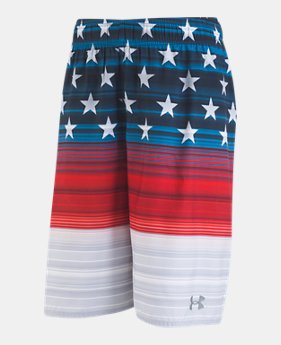 Boys' Infant UA Americana Striped Volley 1 Color Available $26