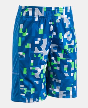 Boys' Toddler UA Wordmark Stunt Shorts 2 Colors Available $25