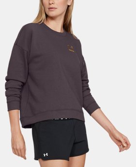 Women's UA 24/7 Fleece Crew 1 Color Available $65
