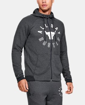 New Arrival Men's UA x Project Rock Double Knit Full Zip Hoodie 0 Colors Available $0