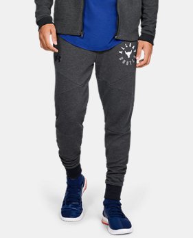 New Arrival Men's UA x Project Rock Double Knit Joggers 1 Color Available $70