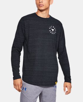 Men's UA x Project Rock All Day Hustle Long Sleeve Shirt 2 Colors Available $50