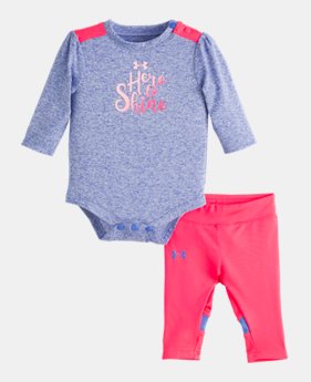 New Arrival Girls' Newborn UA Here To Shine Set 1 Color Available $37