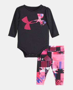 New Arrival Girls' Newborn UA Interface Big Logo Set 1 Color Available $37