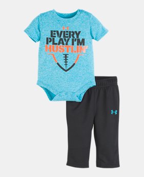 Boys' Newborn UA Every Play I'm Hustlin' Set 1 Color Available $33