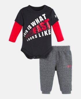 New Arrival Boys' Newborn UA This Is What Fast Looks Like Set 1 Color Available $35