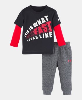 New Arrival Boys' Infant UA This Is What Fast Looks Like Set 1 Color Available $35