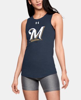 New Arrival Women's MLB UA Primary Tank 1 Color Available $32