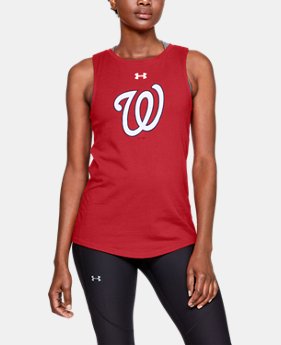 Women's MLB UA Primary Tank 1 Color Available $32
