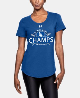 New Arrival Women's Los Angeles Dodgers League Champs T-Shirt *Ships 11/2/17* 1 Color $34.99