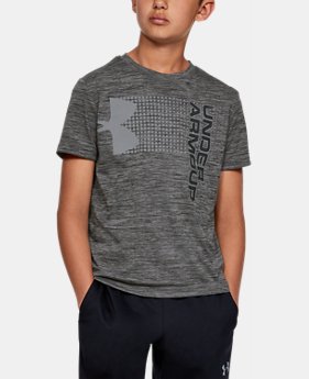  Boys' UA Crossfade T-Shirt  1  Color Available $15.99