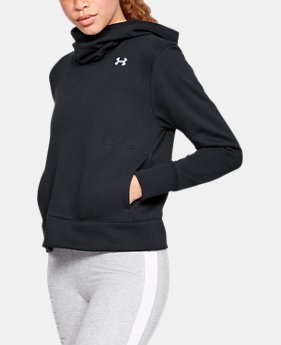 New Arrival Women's UA Cotton Fleece Logo Hoodie 1 Color Available $45