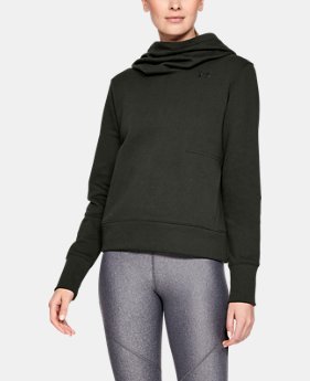 New Arrival Women's UA Cotton Fleece Logo Hoodie FREE U.S. SHIPPING 1 Color Available $45
