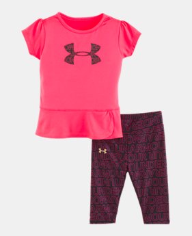 New Arrival Girls' Infant UA Wordmark Set 1 Color Available $35