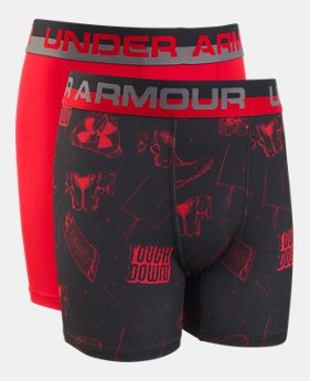 New Arrival Boys' UA Original Series Touchdown Boxerjock® 2-Pack 1 Color Available $19.99