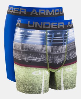 New Arrival Boys' UA Original Series Football Sublimation Boxerjock® 2-Pack 1 Color Available $25