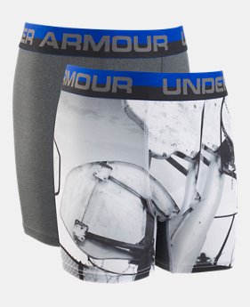 New Arrival Boys' UA Original Series Basketball Sublimation Boxerjock® 2-Pack 1 Color Available $15