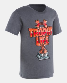 New Arrival Boys' Toddler UA Trophy Life Short Sleeve 1 Color Available $18