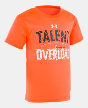 New Arrival Boys' Pre-School UA Talent Overload Short Sleeve Shirt 1 Color Available $18