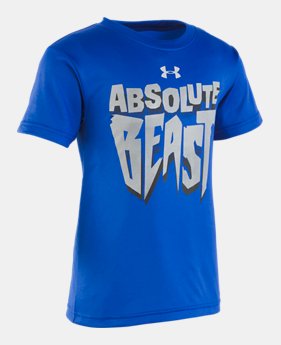 New Arrival Boys' Pre-School UA Absolute Beast Short Sleeve 1 Color Available $18