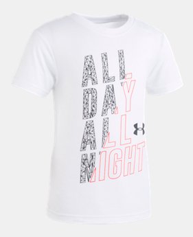 Boys' Toddler UA All Day All Night Short Sleeve 1 Color Available $18