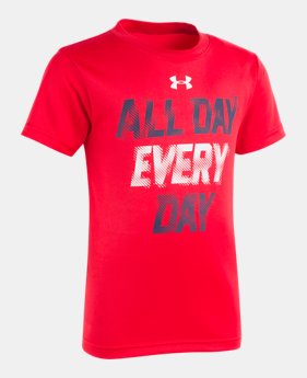 New Arrival Boys' Pre-School UA All Day Every Day Short Sleeve LIMITED TIME: FREE U.S. SHIPPING 1 Color Available $18