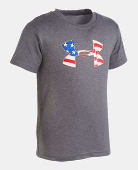 New Arrival Boys' Toddler UA Americana Big Logo Short Sleeve FREE U.S. SHIPPING 1 Color Available $18