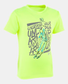 New Arrival Boys' Pre-School UA Baseball Web Short Sleeve LIMITED TIME: FREE U.S. SHIPPING 1 Color Available $18