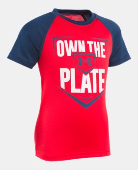 New Arrival Boys' Pre-School UA Own The Plate Raglan LIMITED TIME: FREE U.S. SHIPPING 1 Color Available $22