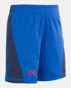 New Arrival Boys' Pre-School UA Electric Fields Reversible Shorts 1 Color Available $28