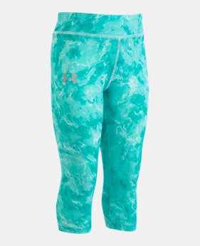 New Arrival Girls' Pre-School UA Glisten Capris 1 Color Available $27