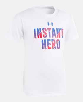 Boys' Pre-School UA Instant Hero Short Sleeve 1 Color Available $18
