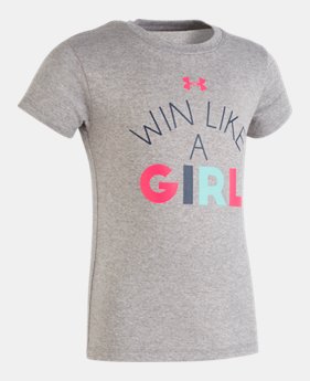 New Arrival Girls' Pre-School UA It's Called Girl Power Short Sleeve 1 Color Available $18