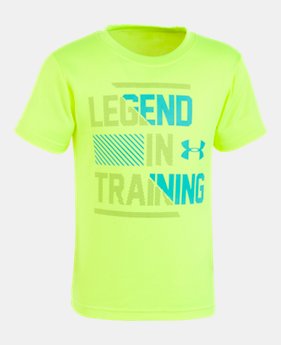 Boys' Toddler UA Legend In Training Short Sleeve 2 Colors Available $18