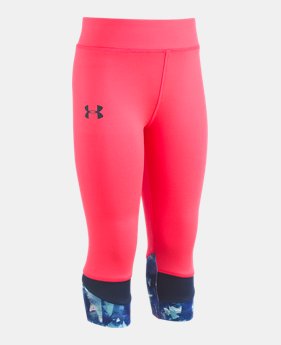 New Arrival Girls' Pre-School UA Meta Quartz Capris 1 Color Available $27