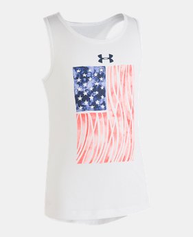 Girls' Pre-School UA Flagged Tank 1 Color Available $18