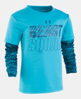 New Arrival Boys' Toddler UA Beast Squad Slider Long Sleeve 1 Color Available $30