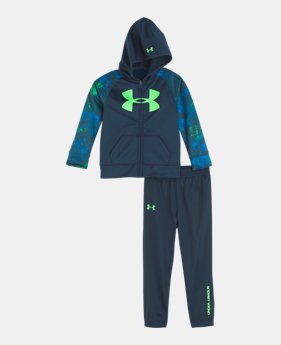 Boys' Infant UA Bedrock Camo Track Set 2 Colors Available $44